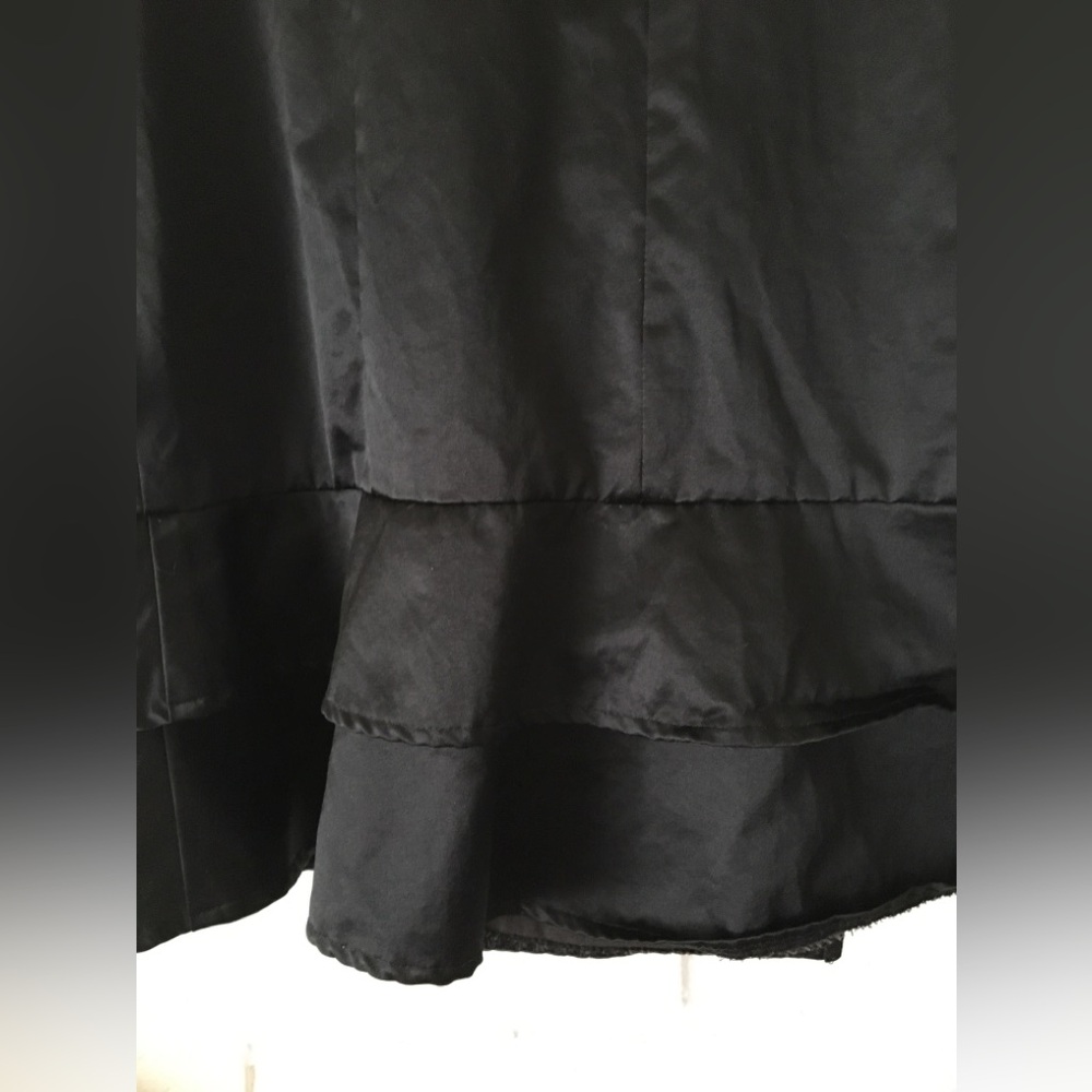 Rampage Elegant Black Double-Breasted Women's Coat - Picture 11 of 14